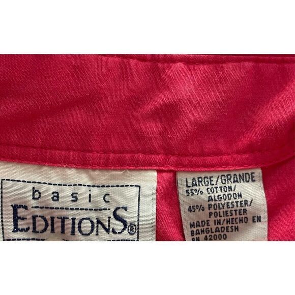 Basic Editions Womens Sleeveless Top, size L - Picture 5 of 5